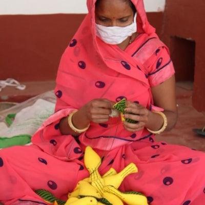 Women Artisan Making Toys