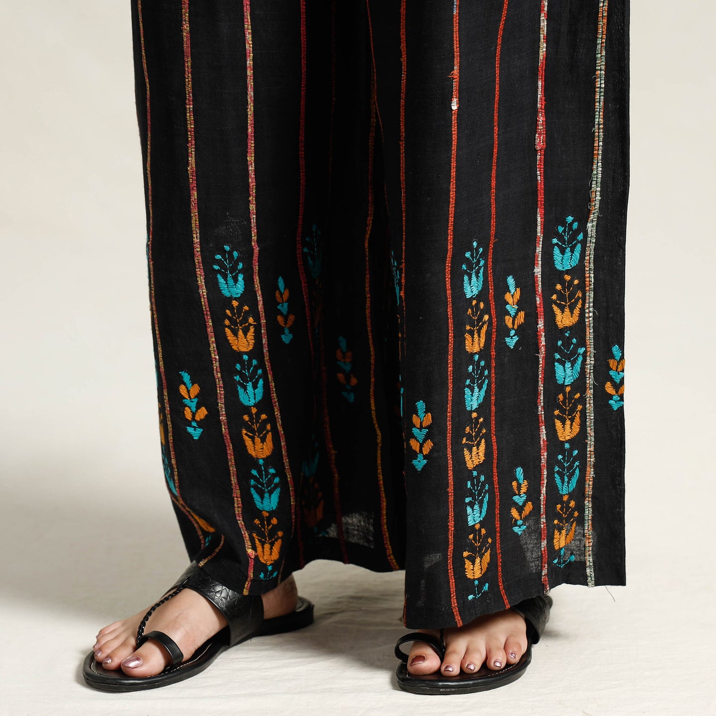 Kantha Embroidered Palazzo 