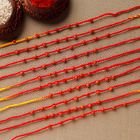 Handmade Rudraksha Beads Rakhi (Set of 10) 04