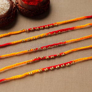 Handmade Braided Beads Rakhi (Set of 5) 08