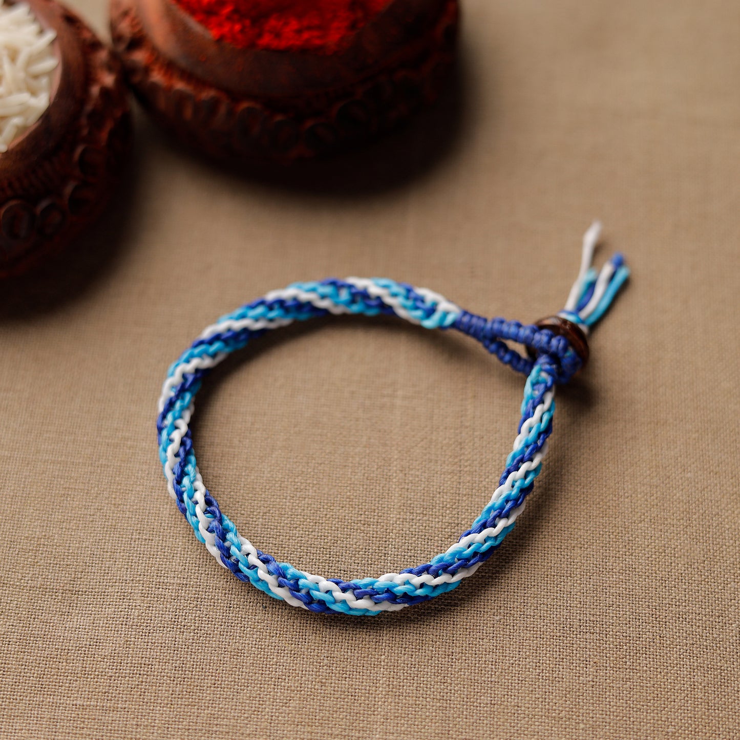 Handmade Cord Bracelet Rakhi 10