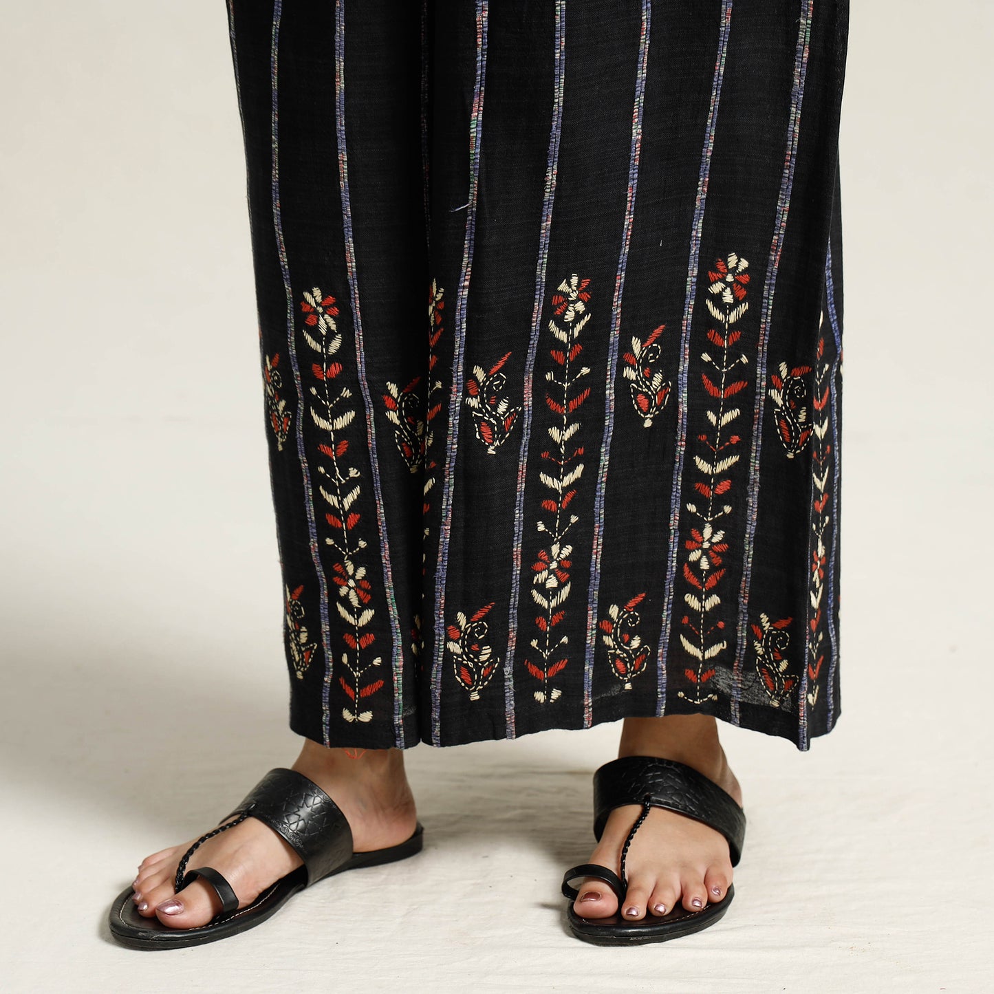 Kantha Embroidered Palazzo 