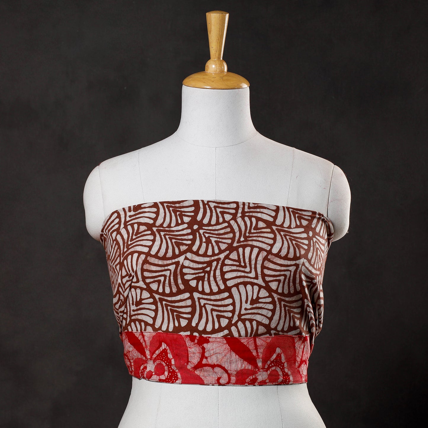 Block Printed Blouse Piece
