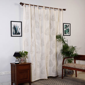 Applique Cutwork Cotton Curtain