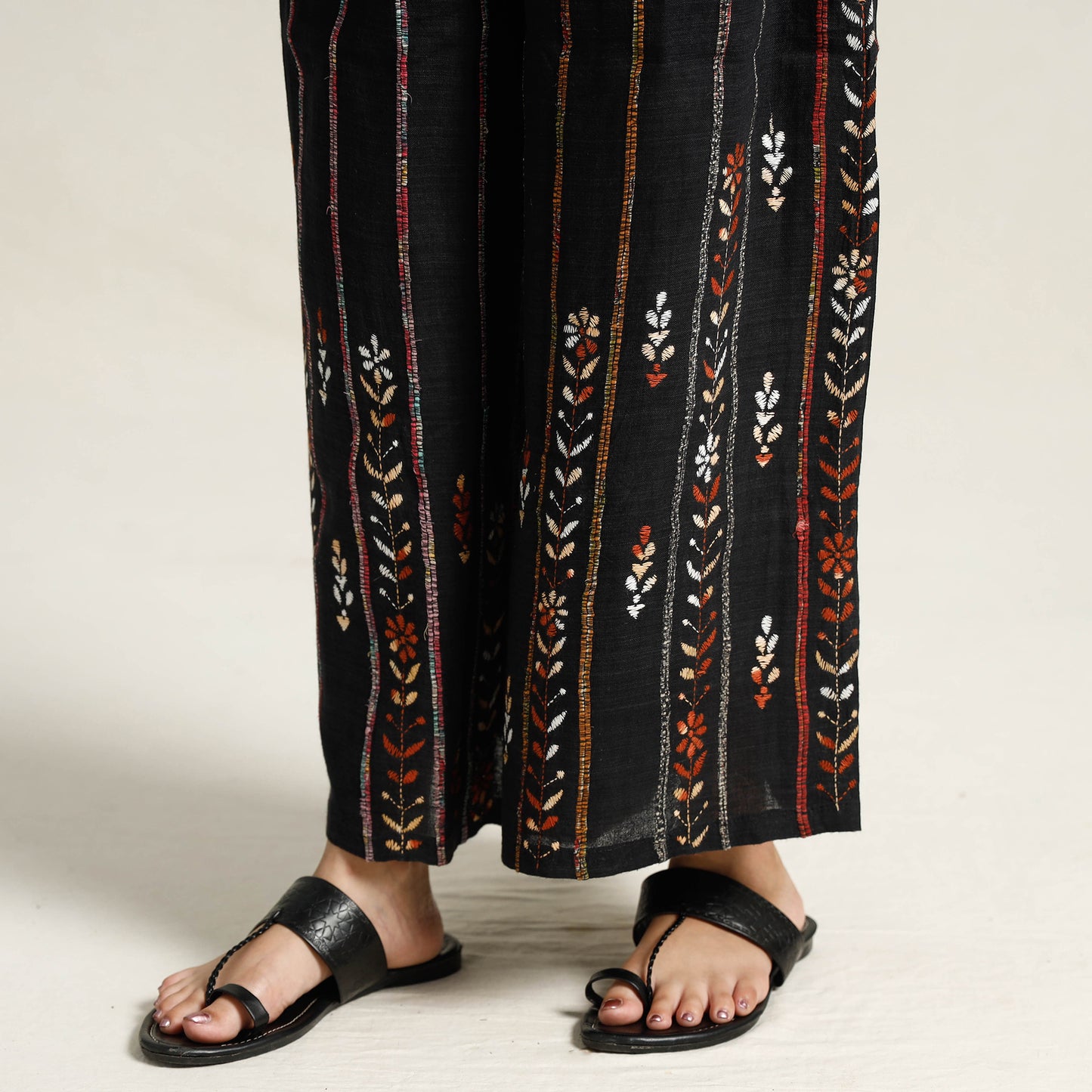 Kantha Embroidered Palazzo 