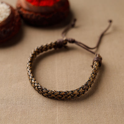 Leather Bracelet Rakhi