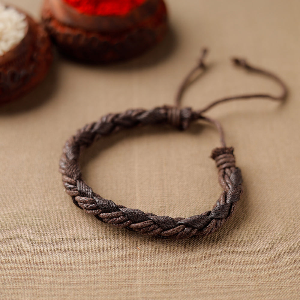 Leather Bracelet Rakhi