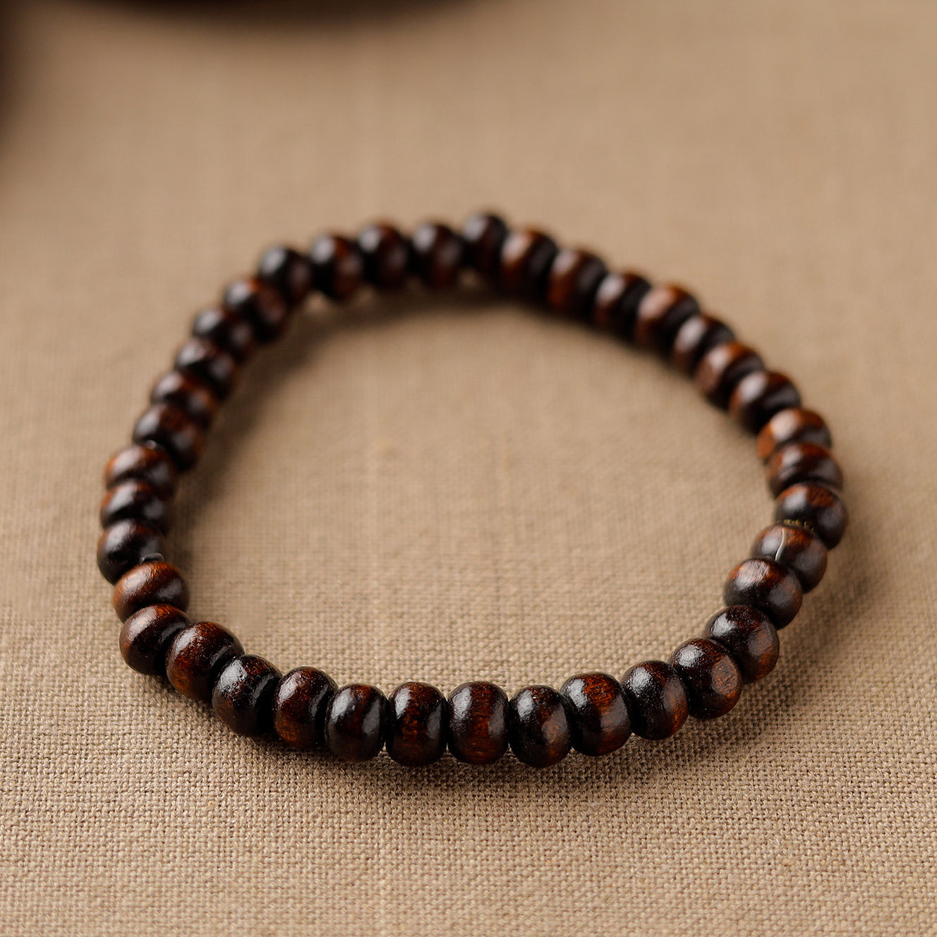 Handmade Wooden Beads Bracelet Rakhi 27