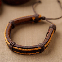 Leather Bracelet Rakhi