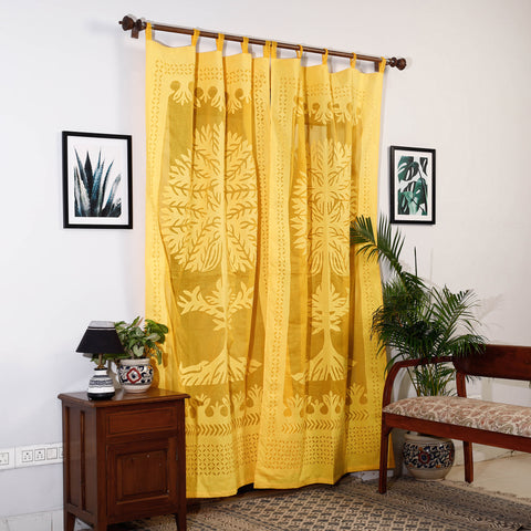 Applique Cutwork Door Curtain