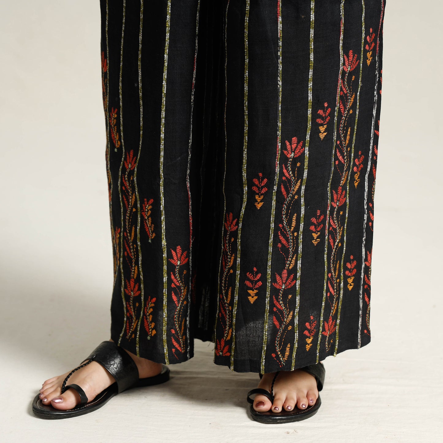 Kantha Embroidered Palazzo 