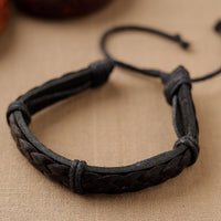 Handmade Leather Bracelet Rakhi 52