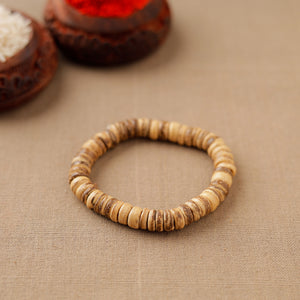 Handmade Wooden Beads Bracelet Rakhi 59