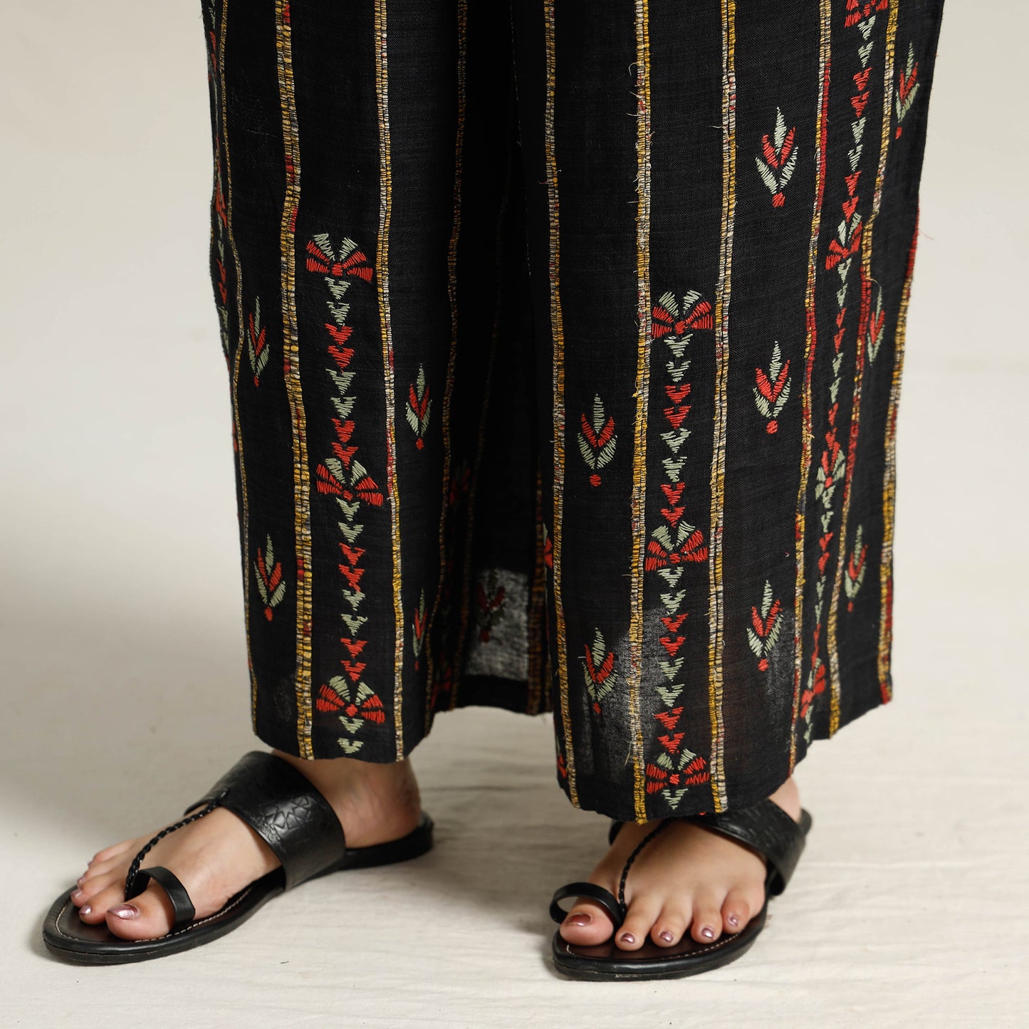 Kantha Embroidered Palazzo 