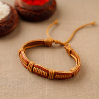Handmade Leather Bracelet Rakhi 73