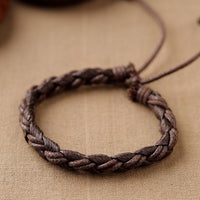 Handmade Leather Bracelet Rakhi 78