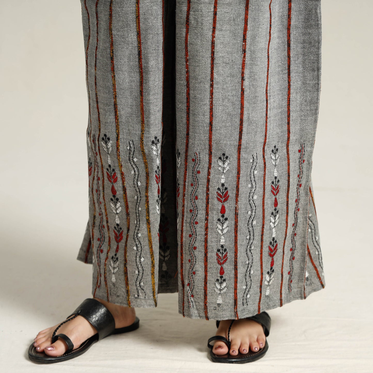 Kantha Embroidered Palazzo 