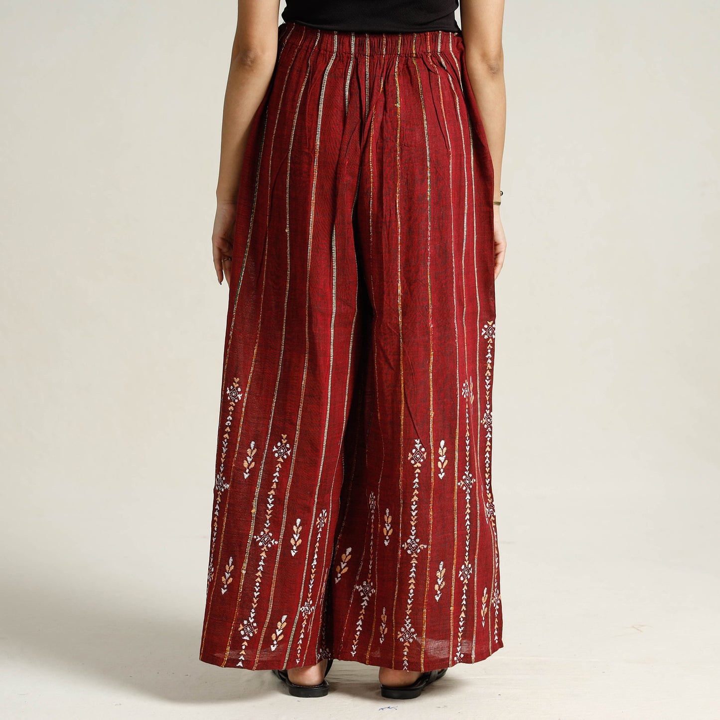 Kantha Embroidered Palazzo 