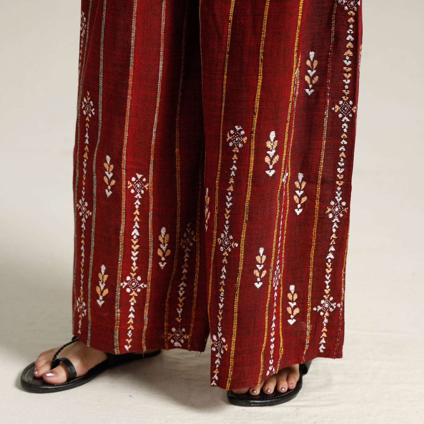 Kantha Embroidered Palazzo 