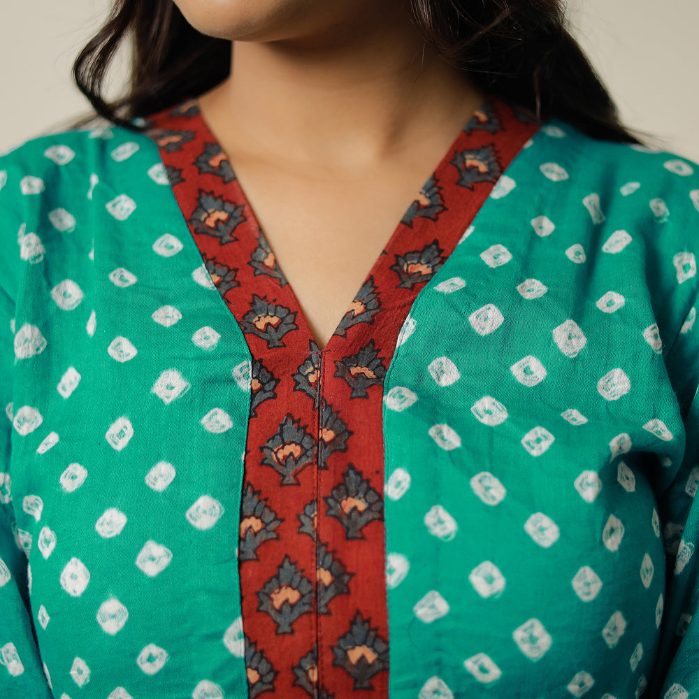 bandhani kurta