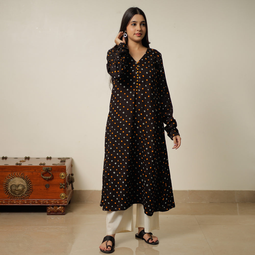 bandhani kurta