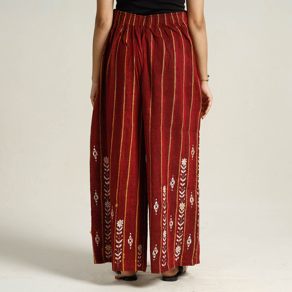 Kantha Embroidered Palazzo 