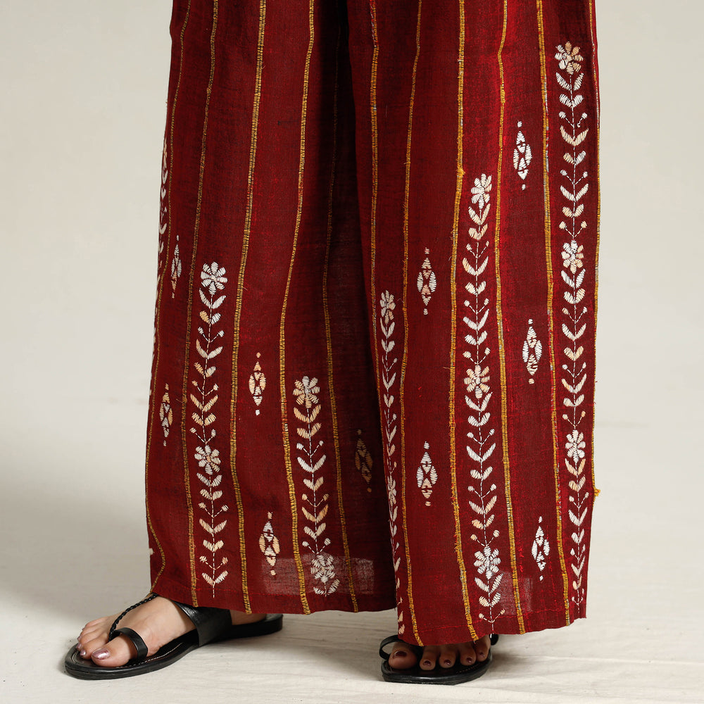 Kantha Embroidered Palazzo 