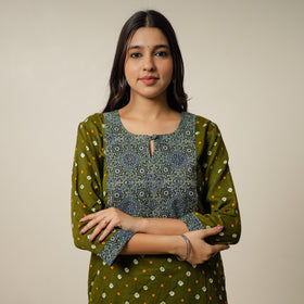 bandhani kurta