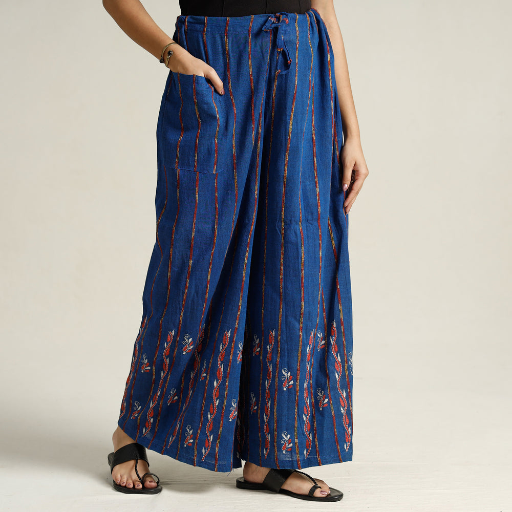 Kantha Embroidered Palazzo 