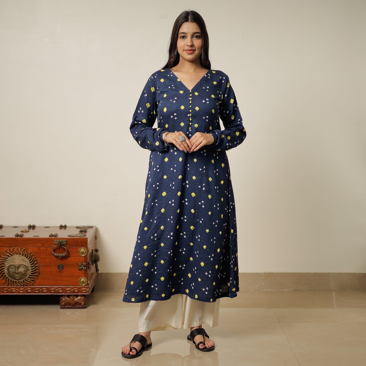 bandhani kurta