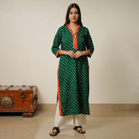 bandhani kurta