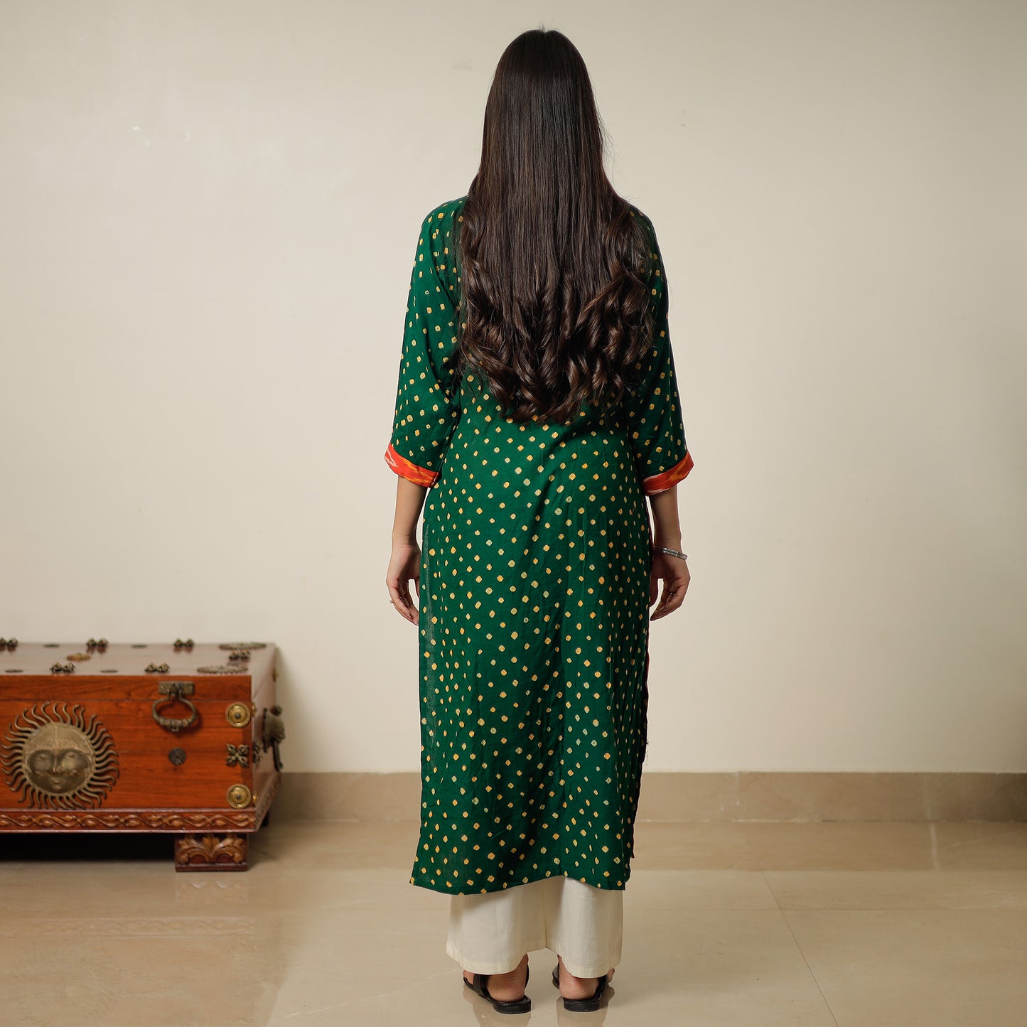 bandhani kurta