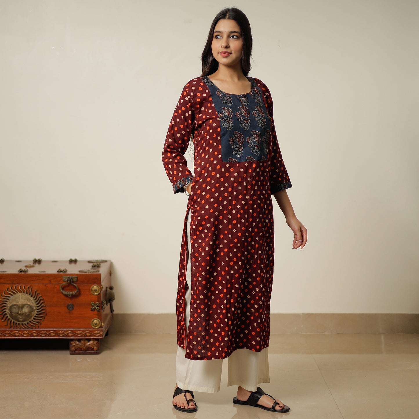 Bandhani Kurta 