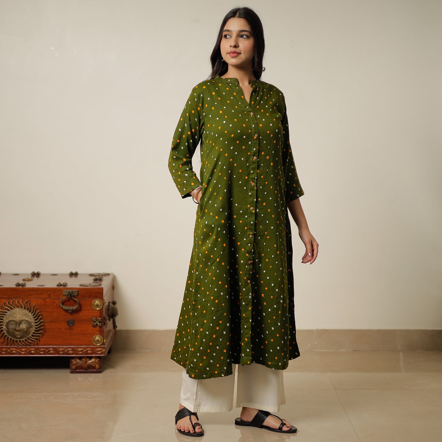 Bandhani Kurta 