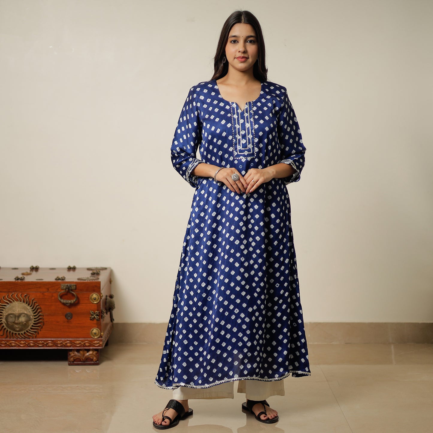 bandhani kurta