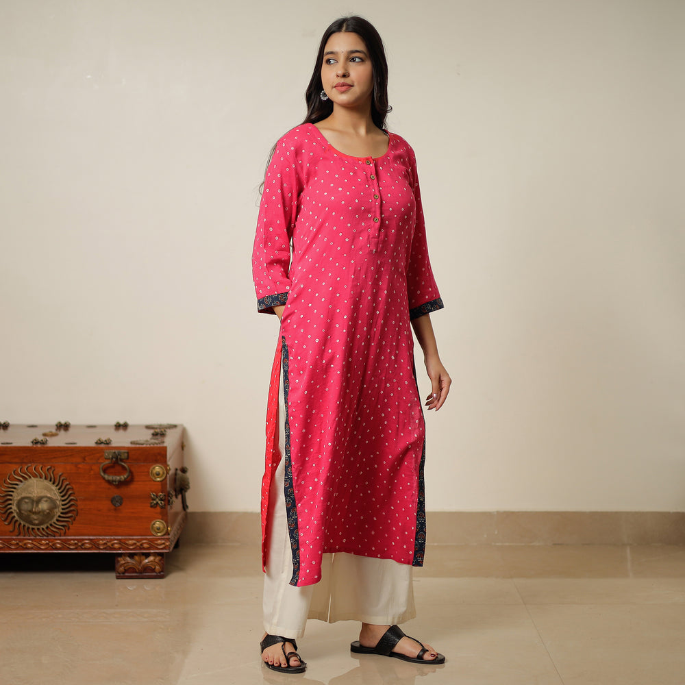 Bandhani Kurta 