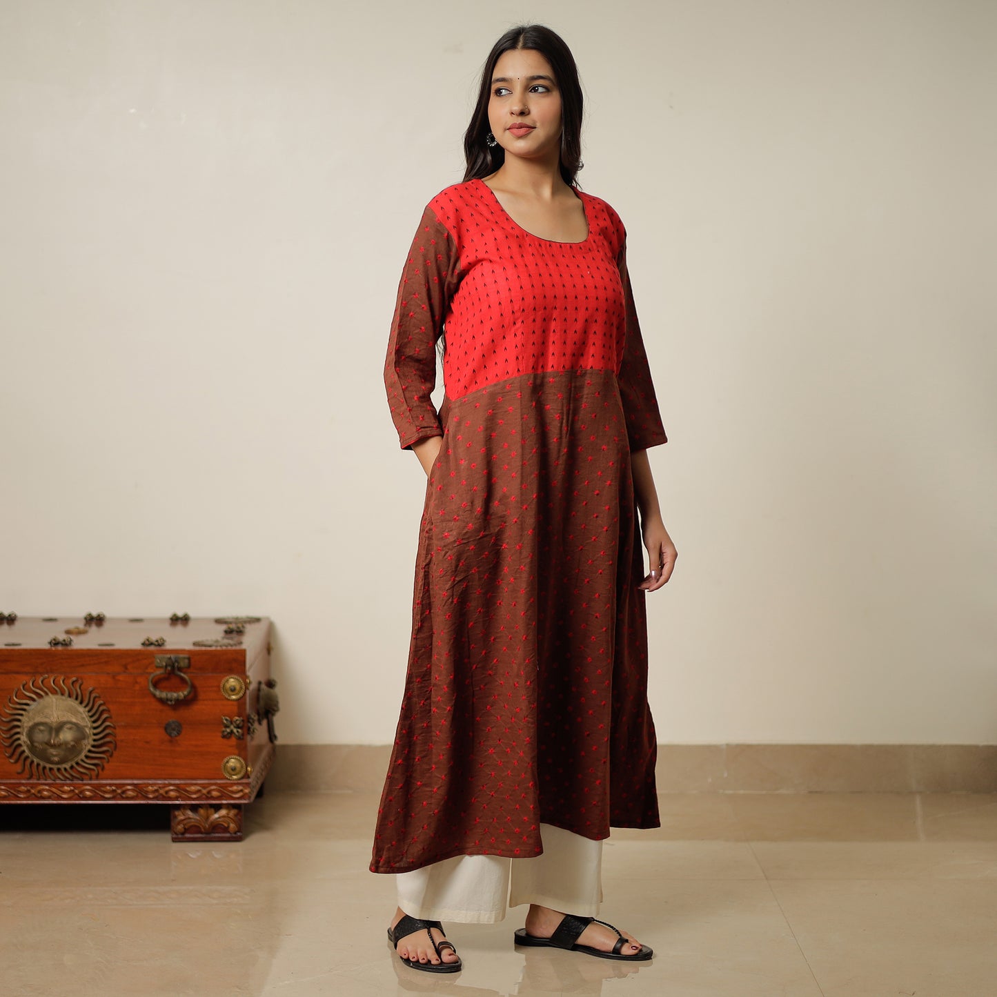 bandhani kurta