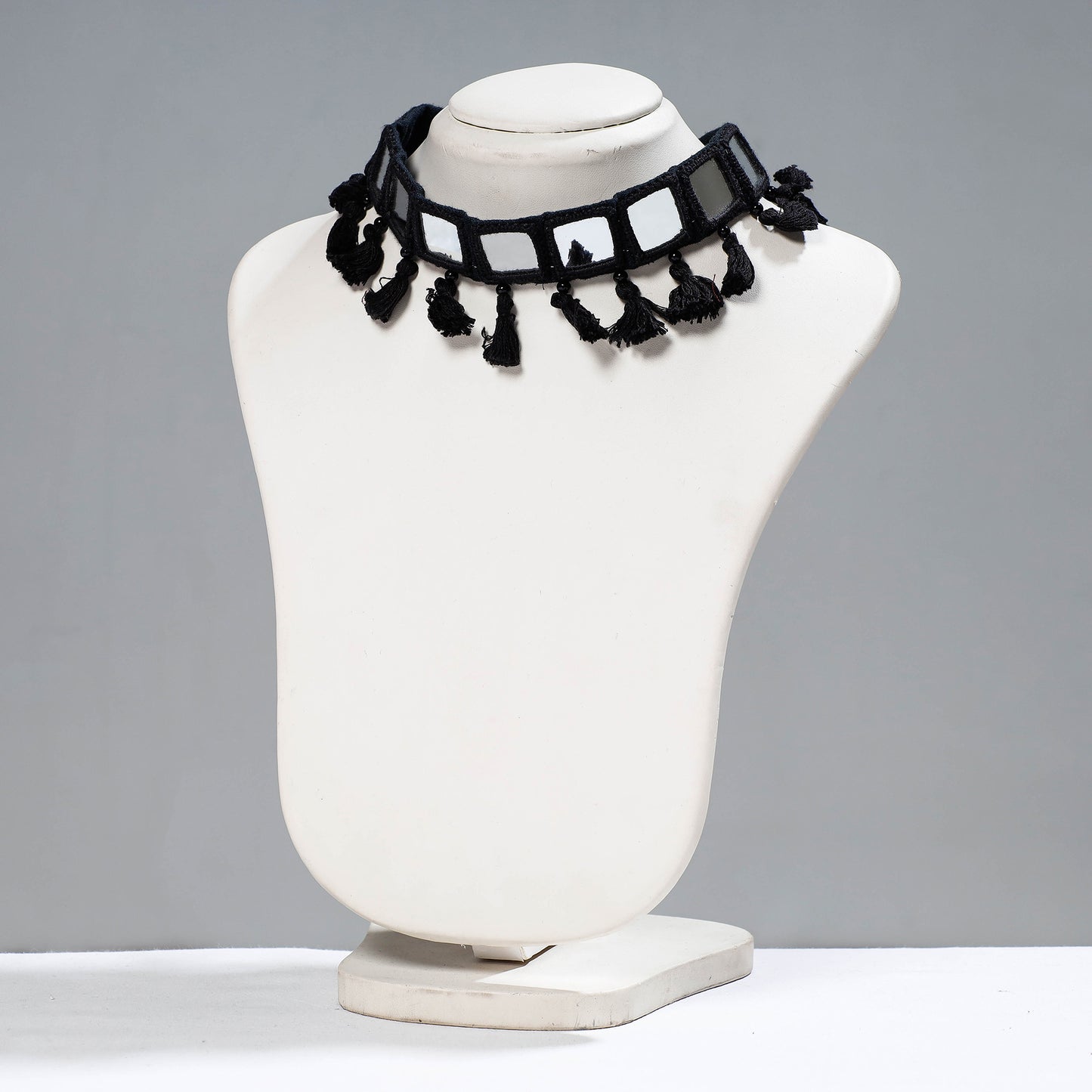 kutchi embroidery choker necklace