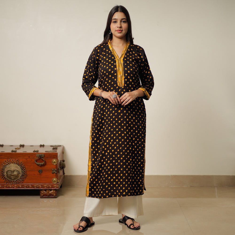 bandhani kurta