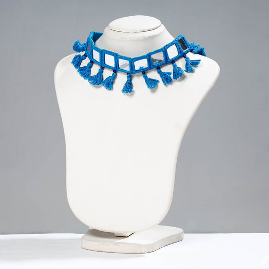 Mirror Work Kutch Embroidery Choker Necklace