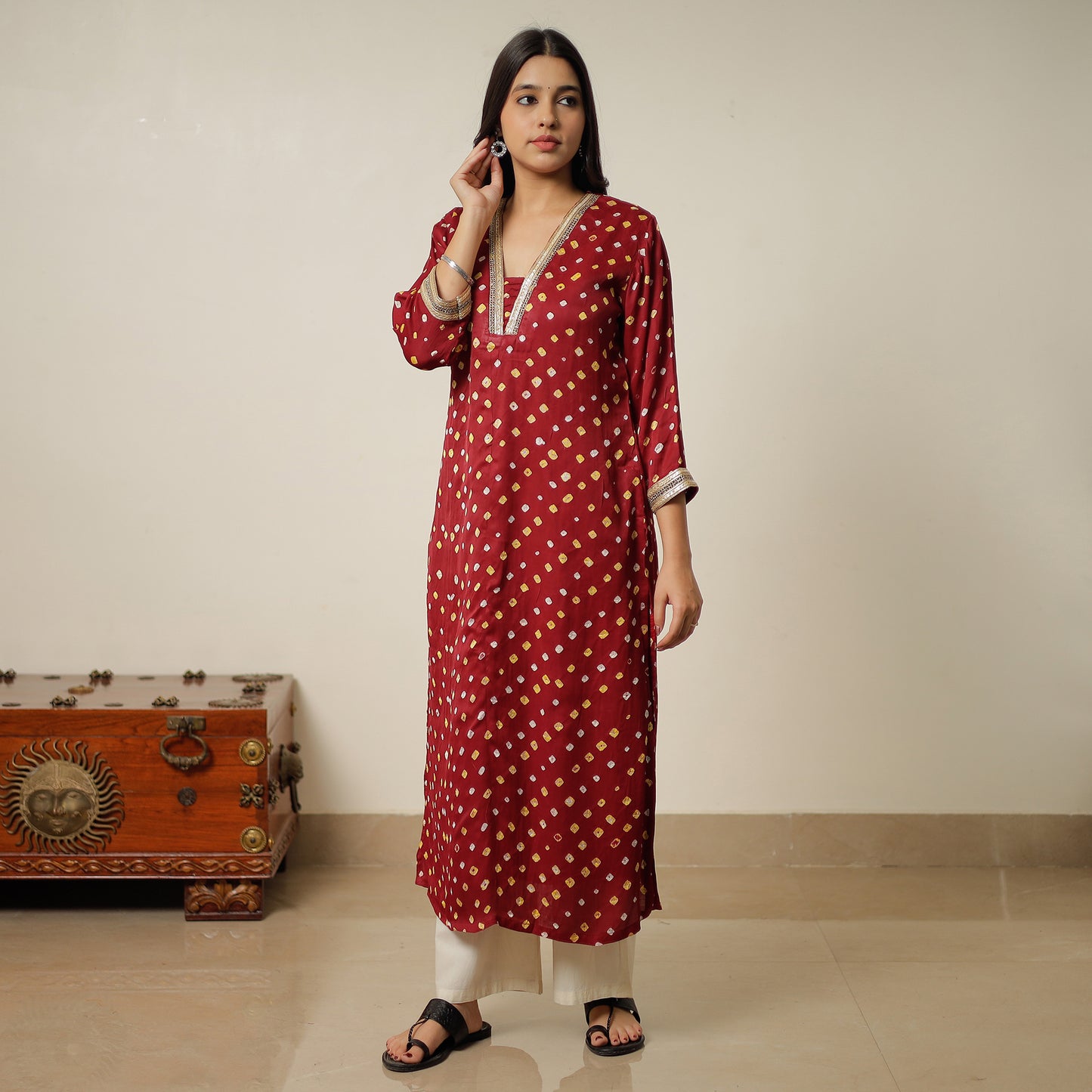 Bandhani Kurta 