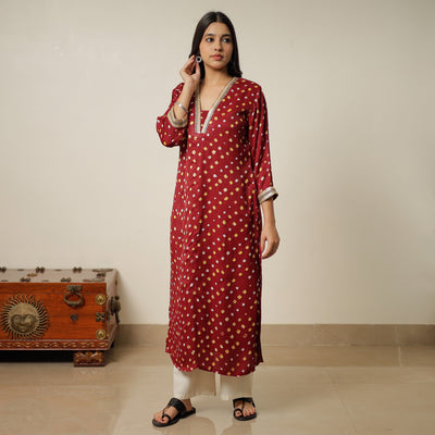 Bandhani Kurta 