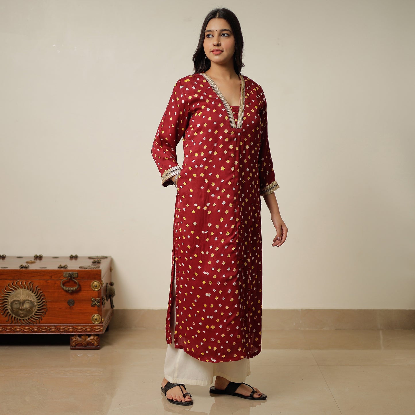 Bandhani Kurta 