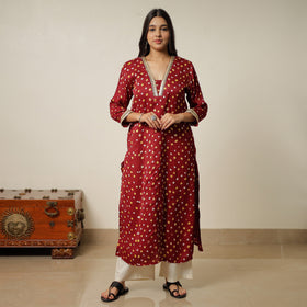 Bandhani Kurta 