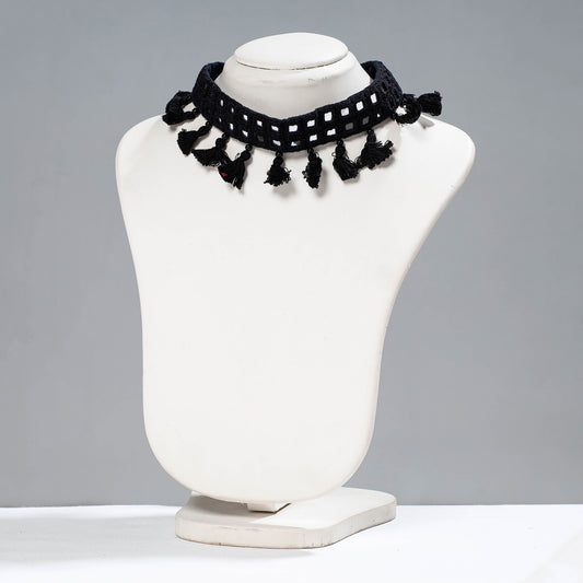 Mirror Work Kutch Embroidery Choker Necklace