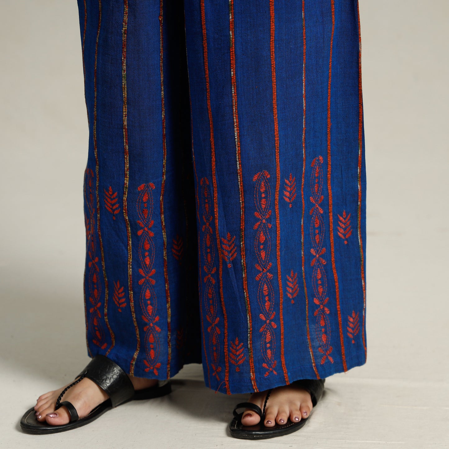 Kantha Embroidered Palazzo 