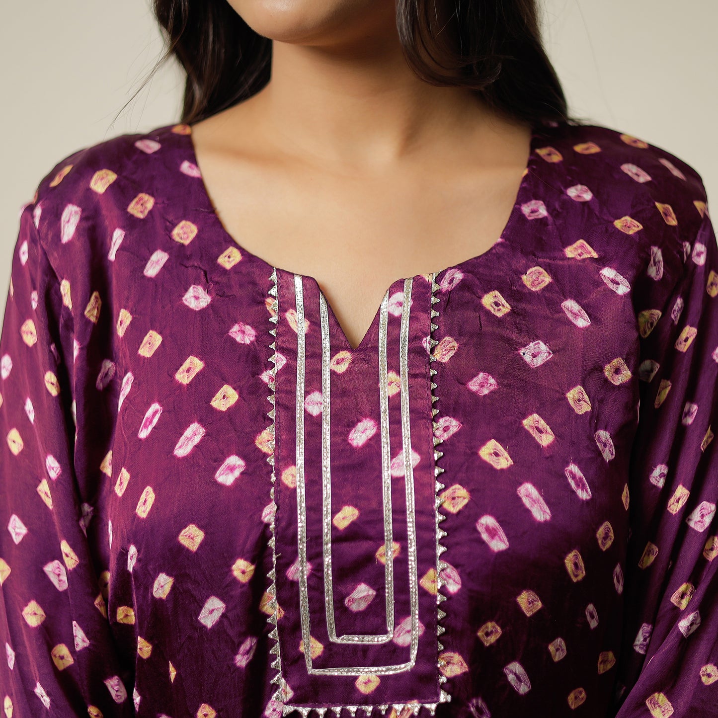 bandhani kurta