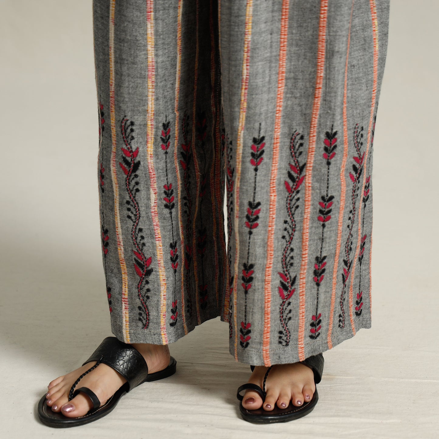 Kantha Embroidered Palazzo 