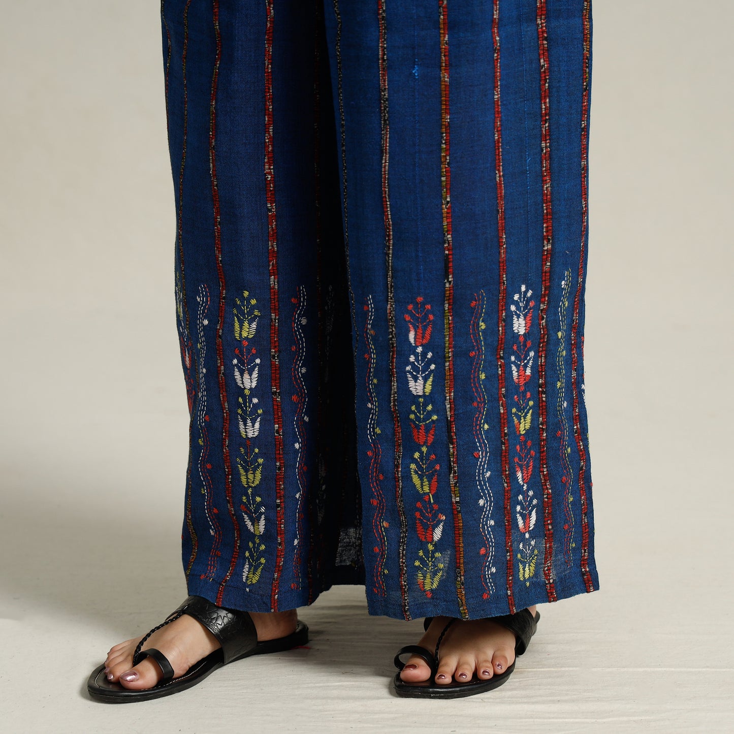 Kantha Embroidered Palazzo 