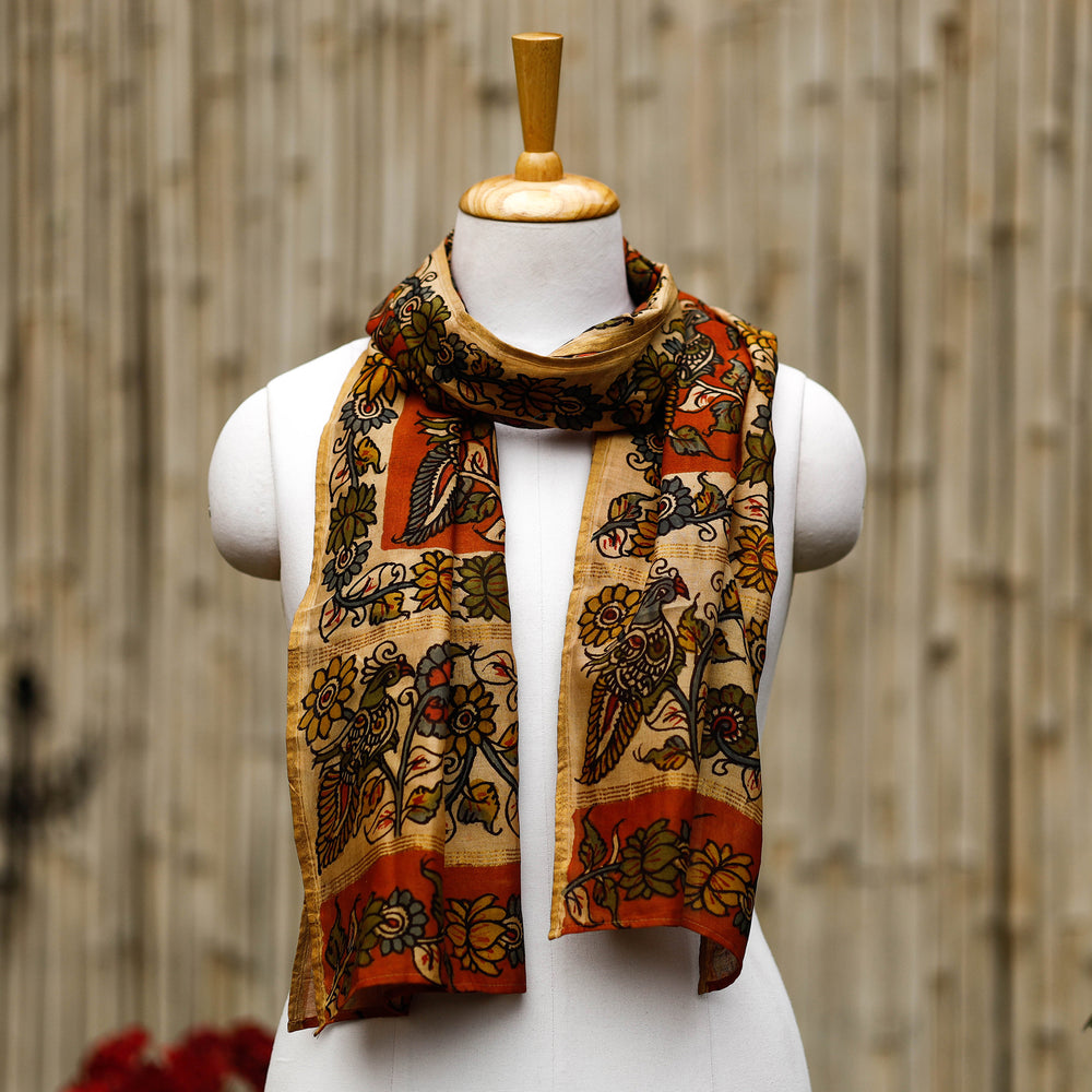 kalamkari silk stole